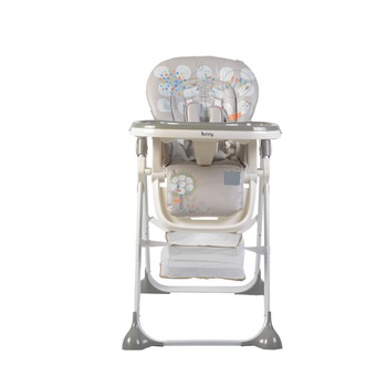 Scaun de masa premium pentru copii NOVOKIDS™ Hunny Baby, 6 trepte de inaltime,Pliabil , Pozitie somn, Cosulet de depozitare, Model Pasarele , Gri Scaun de masa premium pentru copii NOVOKIDS™ Hunny Baby, 6 trepte de inaltime,Pliabil , Pozitie somn, Cosulet de depozitare, Model Pasarele , Gri