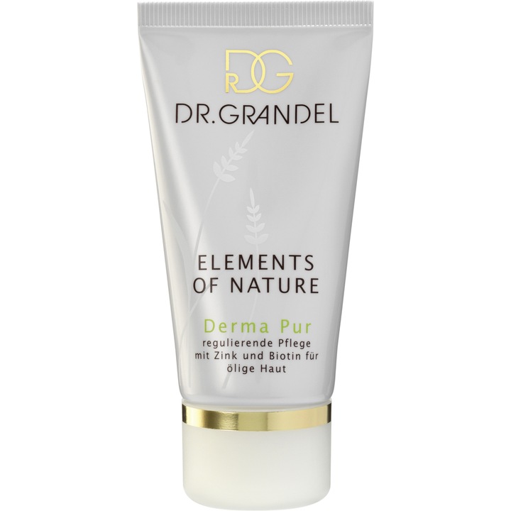 Крем за мазна кожа Dr. Grandel, Derma Pur Elements of Nature, 50 мл