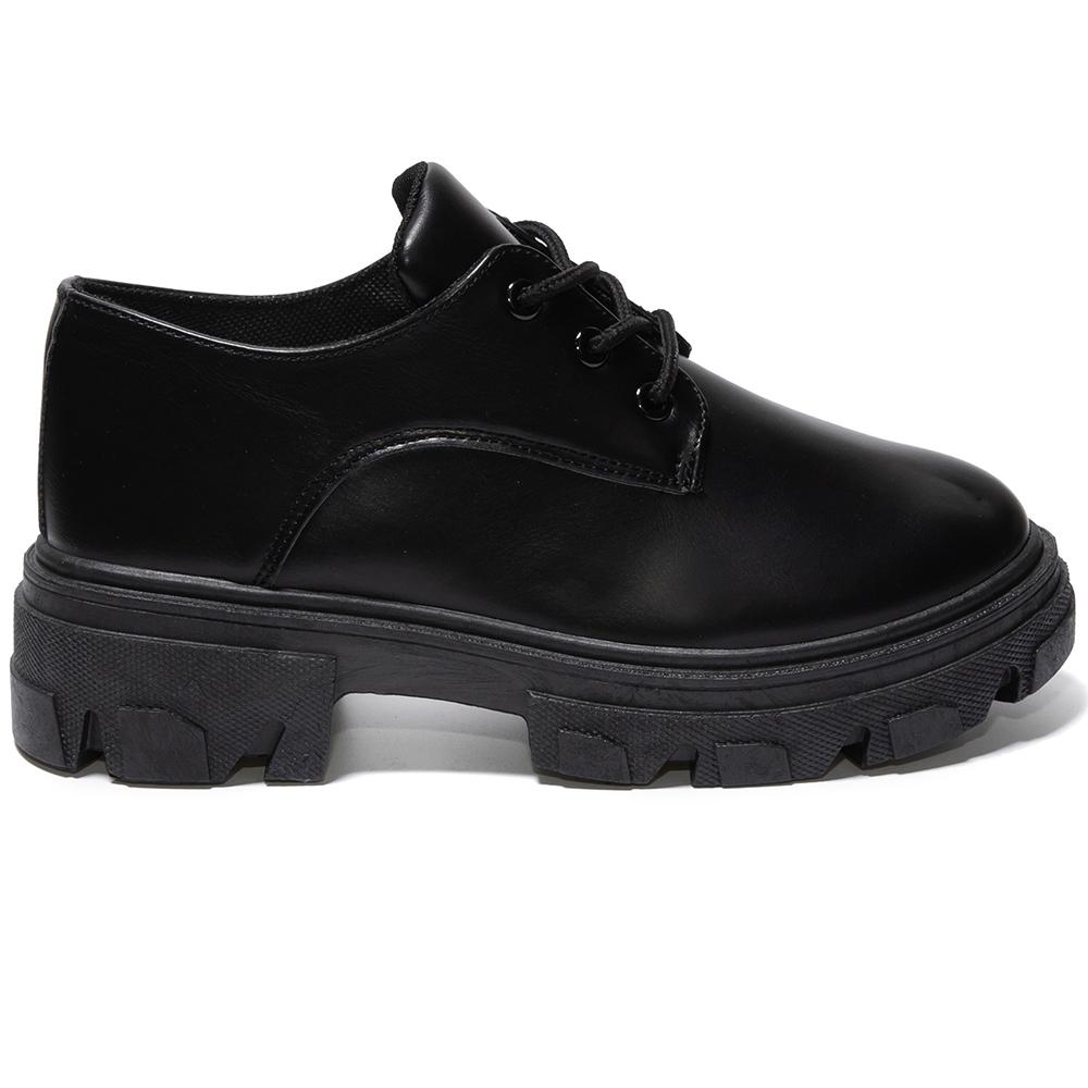 Pantofi dama Althea, Negru, Negru