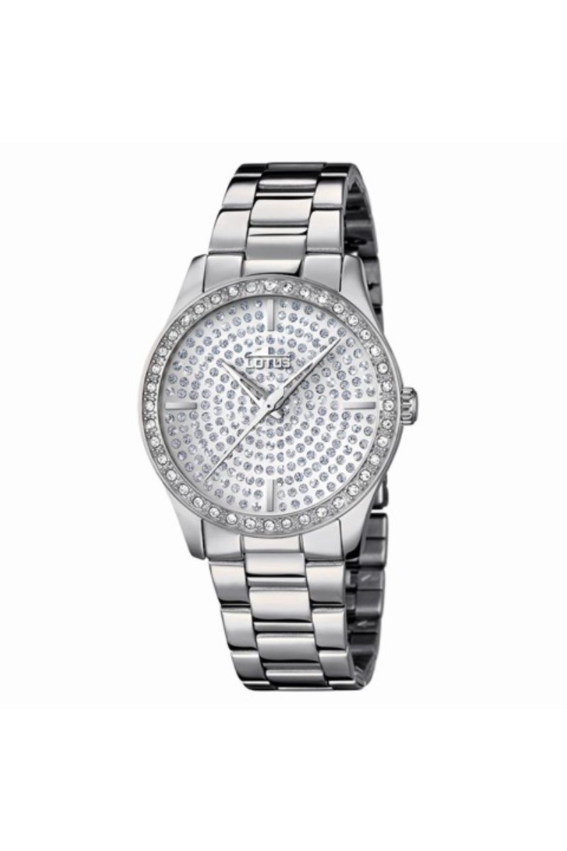 Ceas dama Lotus, 18134/1, Argintiu