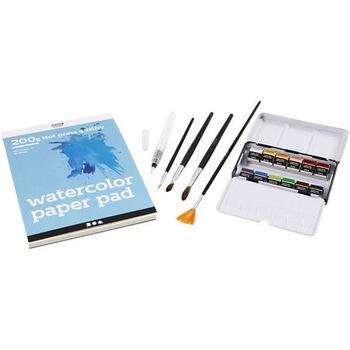 Set acuarele DIY Kit, 7 piese Set acuarele DIY Kit, 7 piese