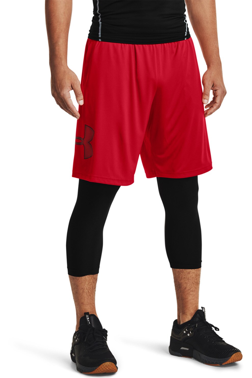 Under Armour, Bermude lejere pentru fitness Tech™, Rosu