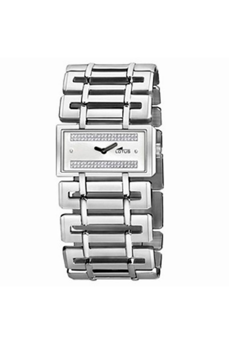 Ceas dama Lotus, 15434/1, Argintiu