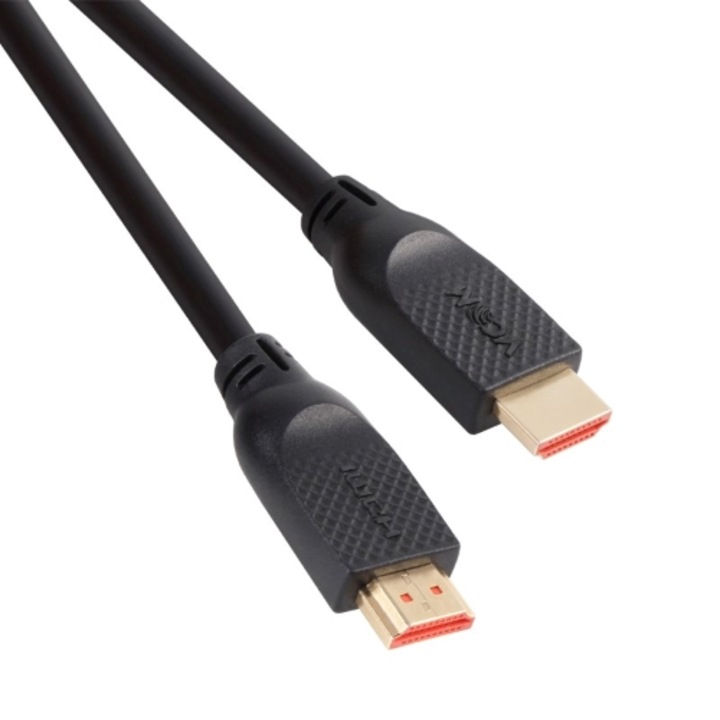 Kábel VCom SS001196, HDMI - HDMI, M/M, 1,8 m, fekete, ver: 2.0, Ultra HD 4k/60p