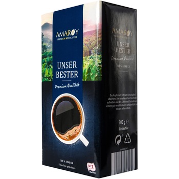 Cafea macinata Amaroy Unser Bester, 500g