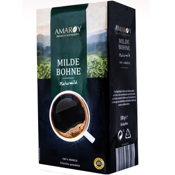 Cafea macinata Amaroy Milde Bohne, 500g Cafea macinata Amaroy Milde Bohne, 500g