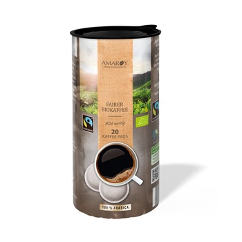 Paduri cafea Amaroy Pads Bio Ft, compatibile Senseo, 20 buc, 144g Paduri cafea Amaroy Pads Bio Ft, compatibile Senseo, 20 buc, 144g