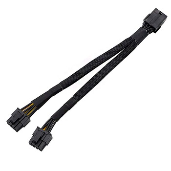 Cablu Splitter PCI-E 8 PIN - 2x6+2 PIN Cablu Splitter PCI-E 8 PIN - 2x6+2 PIN