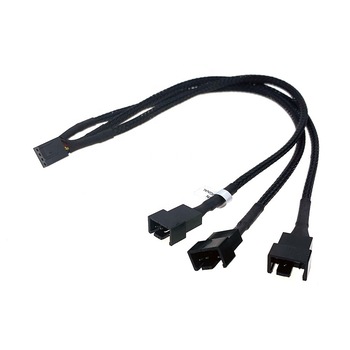 Cablu Splitter Alimentare 3 Ventilatoare PC PWM Cablu Splitter Alimentare 3 Ventilatoare PC PWM