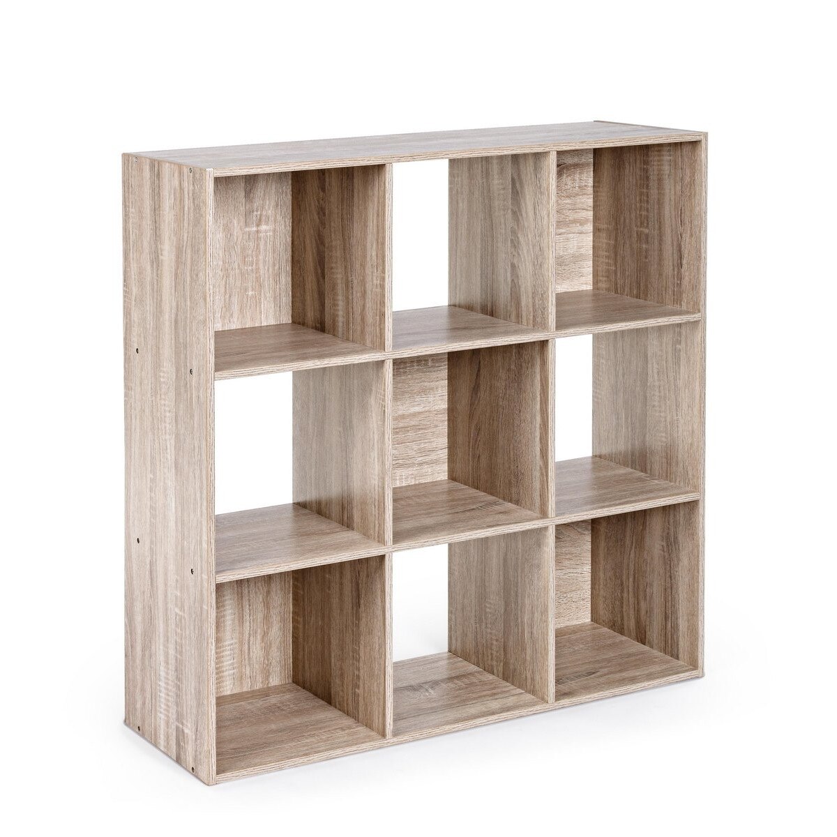 Biblioteca mdf natur 9 rafturi Mila 91.2 cm x 29.7 cm x 91.2 h