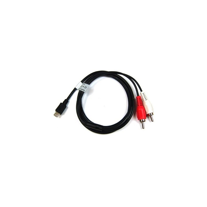 Cablu muzica compatibil cu micro usb - rca