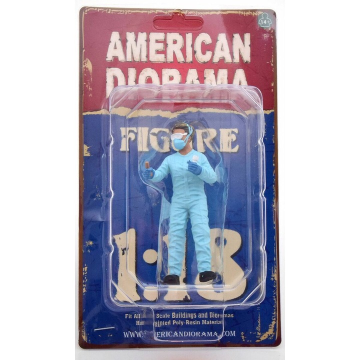HAZMAT CREW-II figura modell 1:18