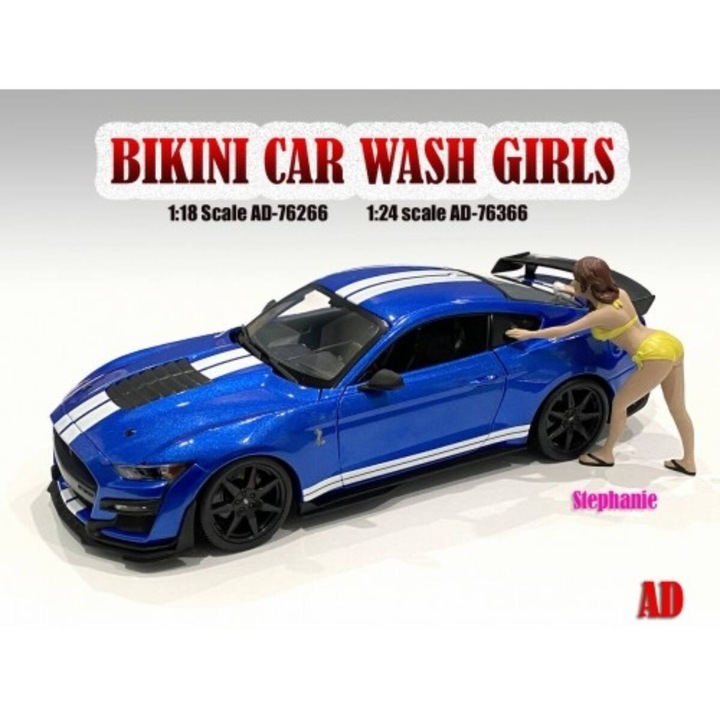 Bikini Car Wash Girl-Stephanie figura modell 1:24