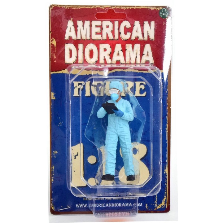 HAZMAT CREW-IV figura modell 1:18