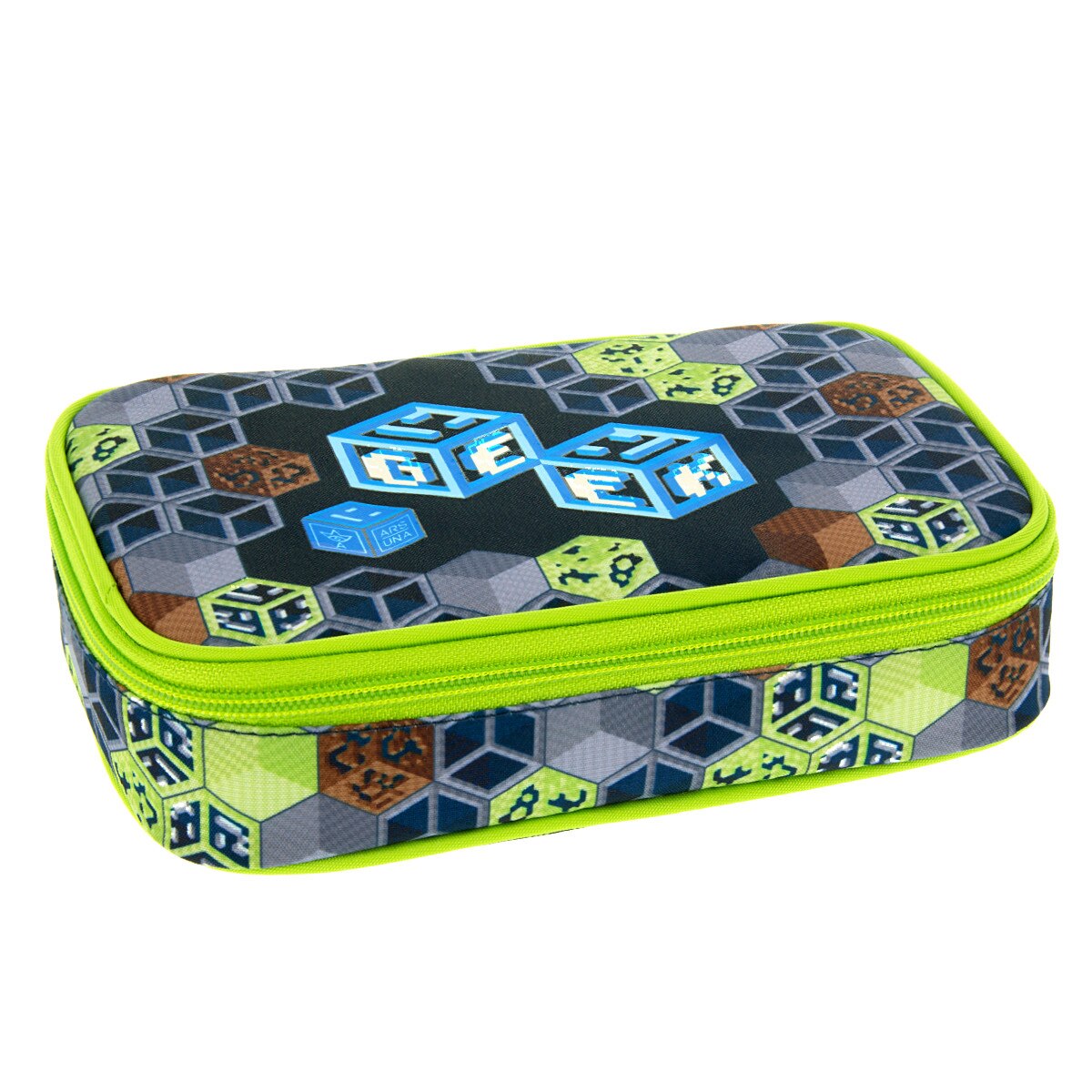 Penar Geek Ars Una 155x225x45mm cu 1 fermoar multicolor