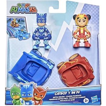 Set 4 Figurine Pj Masks Catboy Vs An Yu Battle Racers 6 cm Set 4 Figurine Pj Masks Catboy Vs An Yu Battle Racers 6 cm