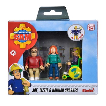 Set 3 Figurine Fireman Sam Family Sparkes 7 cm Set 3 Figurine Fireman Sam Family Sparkes 7 cm