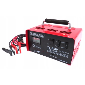 Redresor Auto 6-12V, 30A, 20-120 Ah, Mar-Pol 75 AMP, incarcare rapida, Incarcator Baterii si Acumulatoare Redresor Auto 6-12V, 30A, 20-120 Ah, Mar-Pol 75 AMP, incarcare rapida, Incarcator Baterii si Acumulatoare