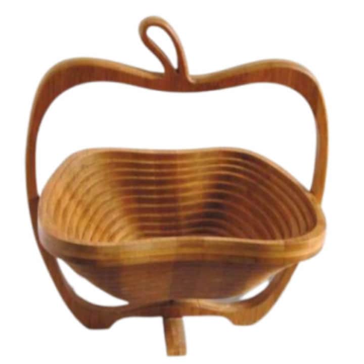 Ahelos gyümölcstálca, fa, összecsukható