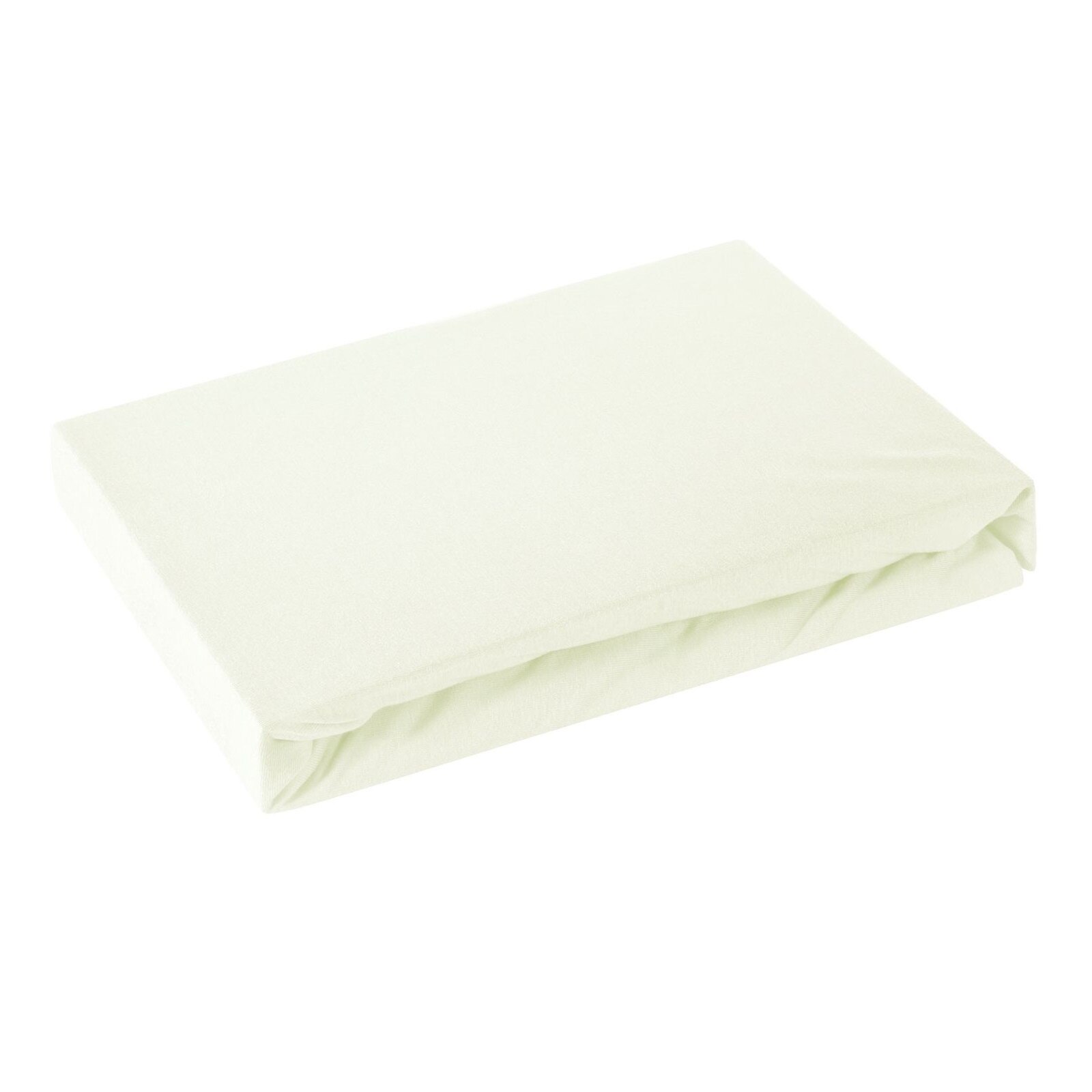 Cearsaf cu elastic jersey, Eurofirany, 120x200, Crem