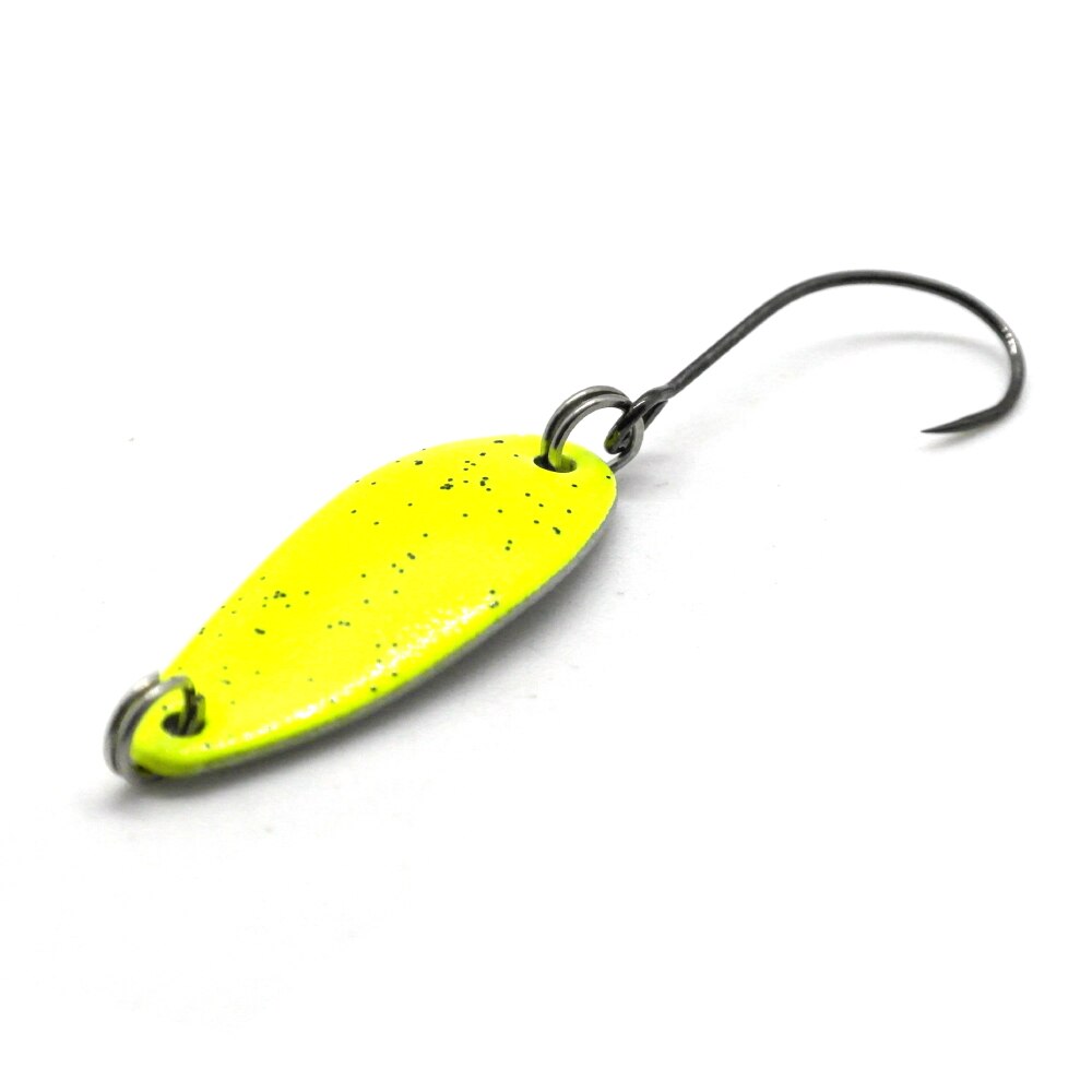 Oscilanta pastrav Kamatsu Trout Spoon 3.5cm , 3gr , 002 (Fluo Yellow)
