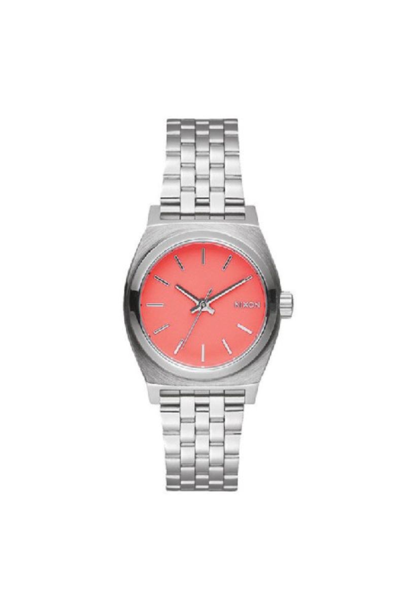 Ceas barbatesc Nixon, A3992054, Argintiu/Rosu