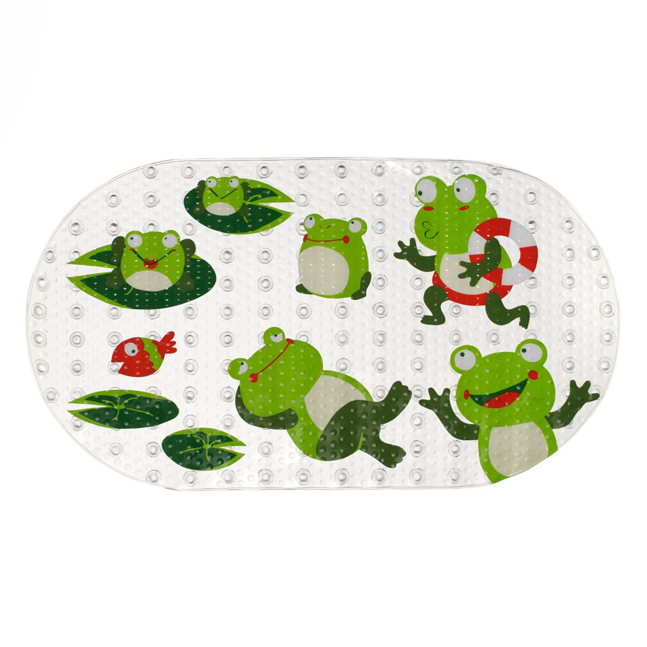 Covoras de baie, Zola®, antiderapant, 69x38 cm, model Broscuta vesela