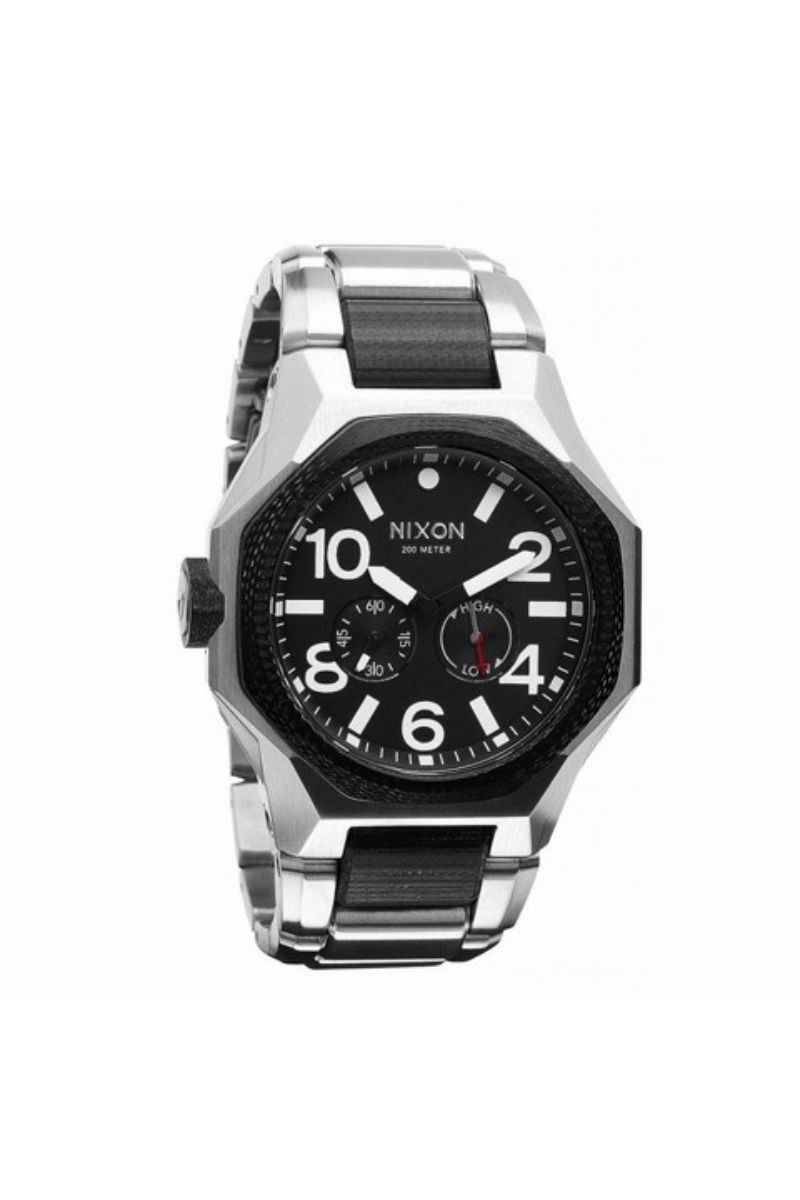 Ceas barbatesc Nixon, A397000, Negru/Argintiu