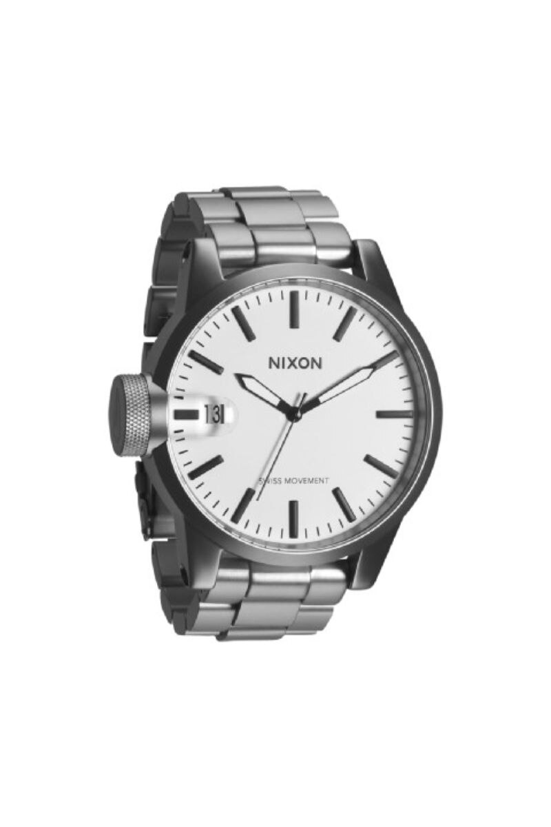 Ceas barbatesc Nixon, A1981166, Argintiu