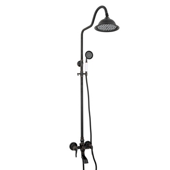 Coloana de dus ,cu trei functii , negru antichizat TRENDY'S Coloana de dus ,cu trei functii , negru antichizat TRENDY'S