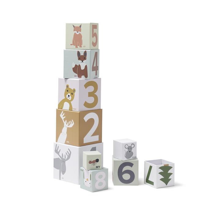 Set 10 Cuburi de Jucarie Kids Concept