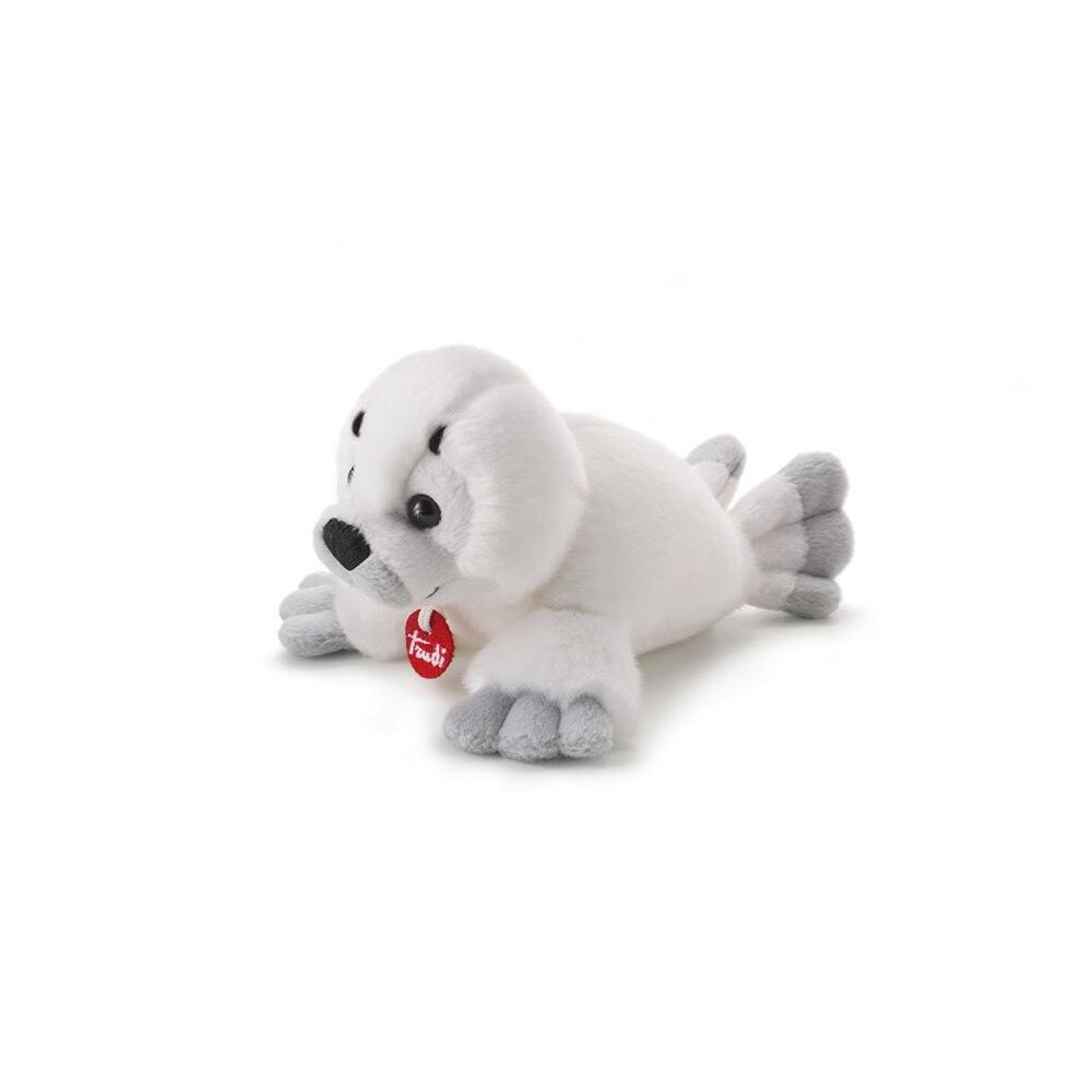 Jucarie de plus Foca, Trudi, Gri, 15 cm