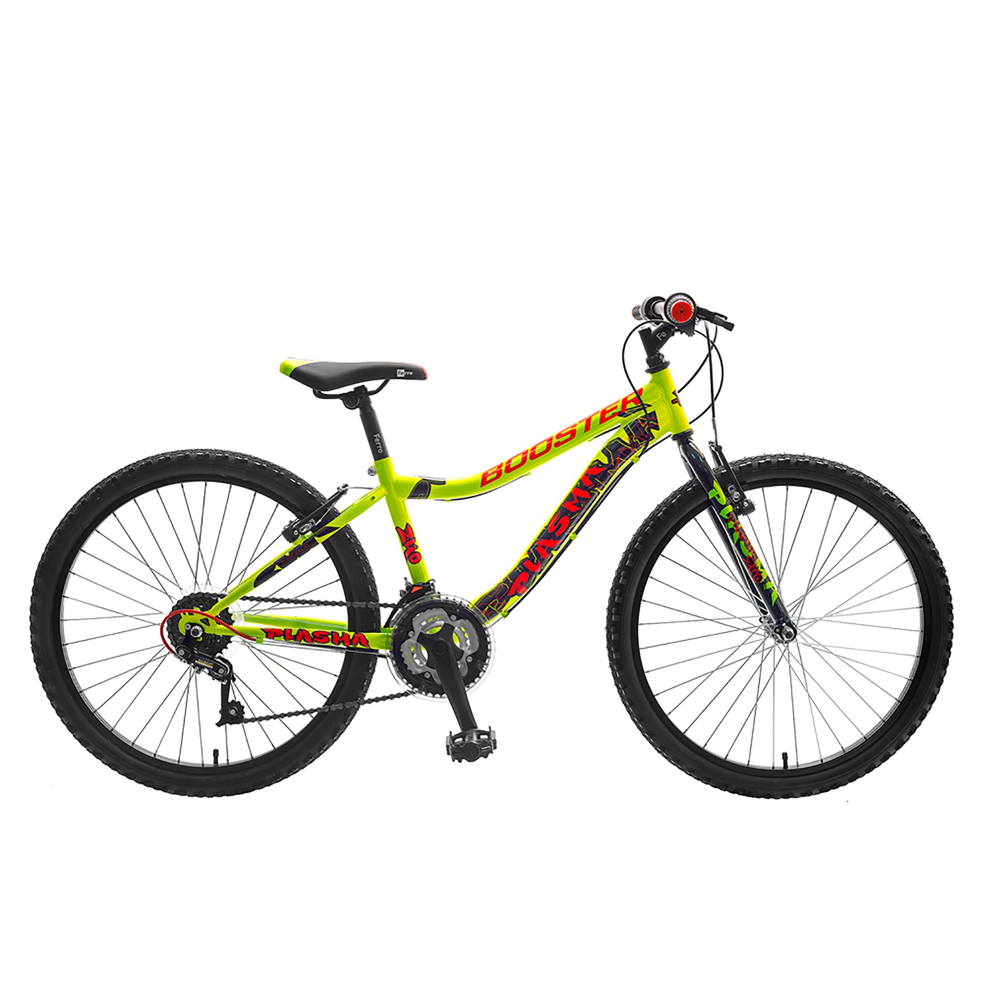 Bicicleta Copii Booster Plasma - 24 Inch, Verde