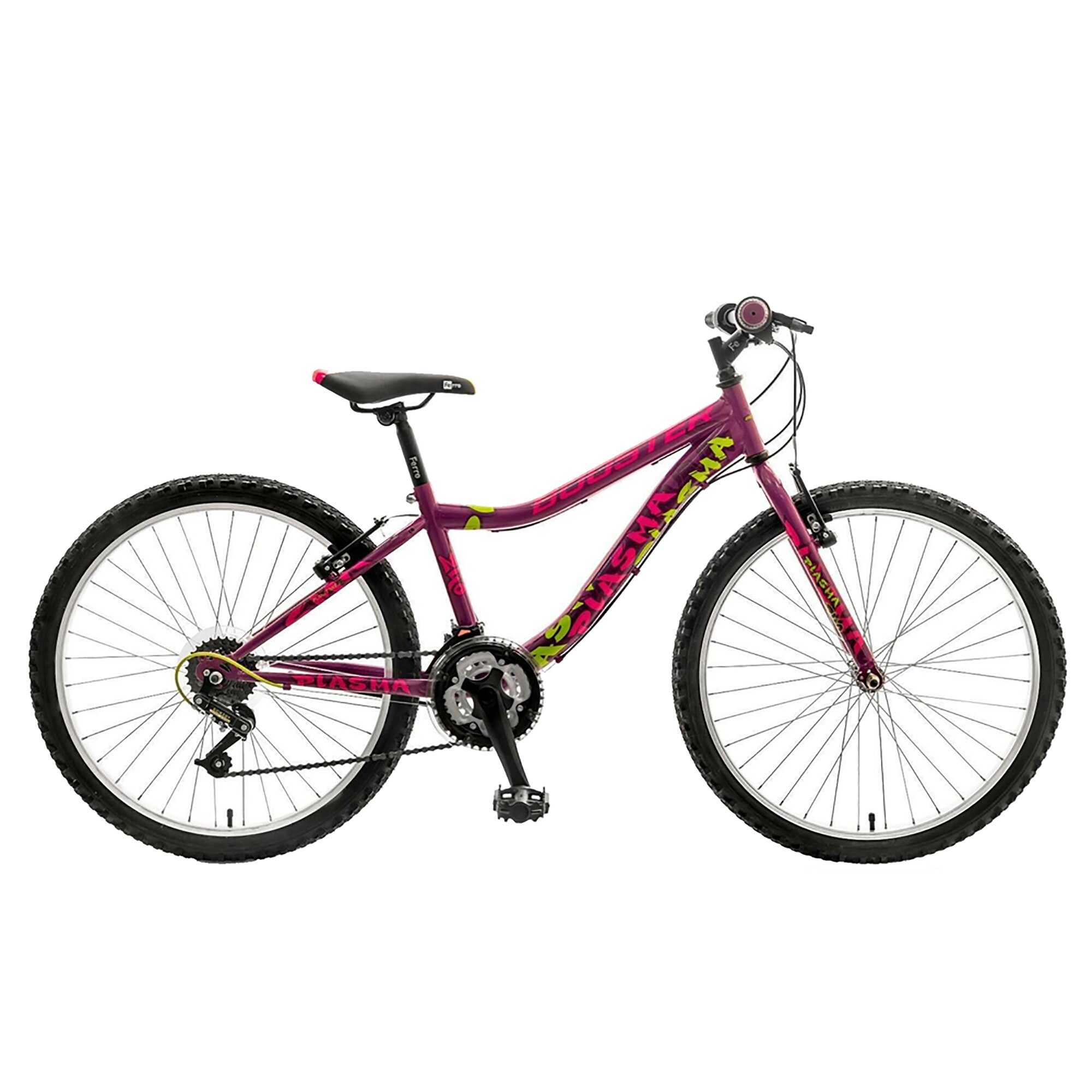 Bicicleta Copii Booster Plasma - 24 Inch, Visiniu