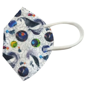 Masca FF2 pentru copii, set 10 buc ambalate individual, model cosmos Masca FF2 pentru copii, set 10 buc ambalate individual, model cosmos