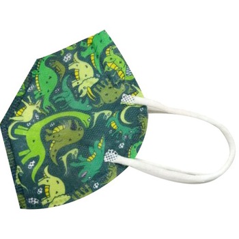 Masca FF2 pentru copii, set 10 buc ambalate individual, model dino Masca FF2 pentru copii, set 10 buc ambalate individual, model dino
