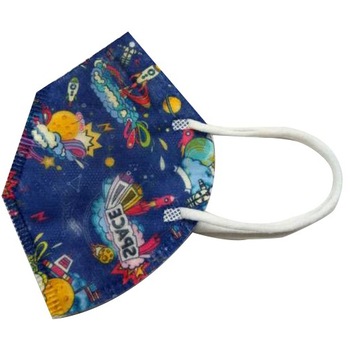 Masca FF2 pentru copii, set 10 buc ambalate individual, model cu rachete spatiale Masca FF2 pentru copii, set 10 buc ambalate individual, model cu rachete spatiale