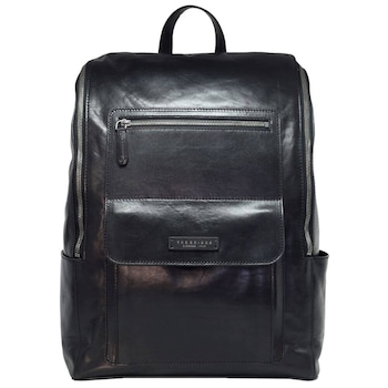 Rucsac THE BRIDGE din piele naturala, portlaptop 14''/tableta 11'', 063102BXA, negru Rucsac THE BRIDGE din piele naturala, portlaptop 14''/tableta 11'', 063102BXA, negru