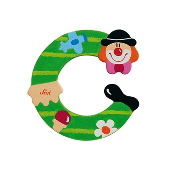 Litera B din Lemn Pictata manual, Sevi, 10 cm Litera B din Lemn Pictata manual, Sevi, 10 cm