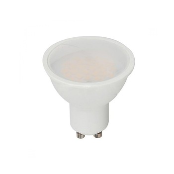 Spot LED V-Tac 878, cu Cip Samsung GU10 10W Milky Cover, 3000K Spot LED V-Tac 878, cu Cip Samsung GU10 10W Milky Cover, 3000K