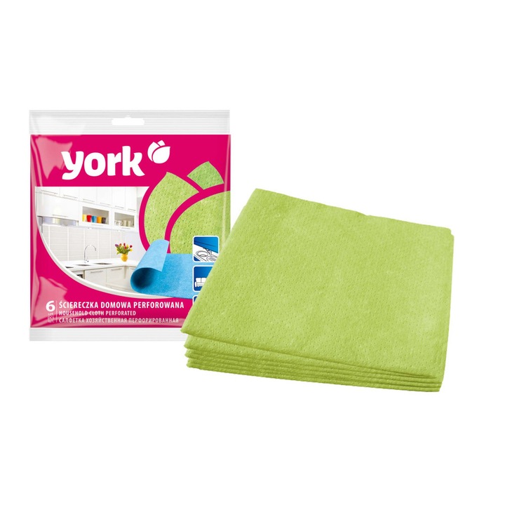 Кърпи за дома York перфорирани 34x35см 6 бр