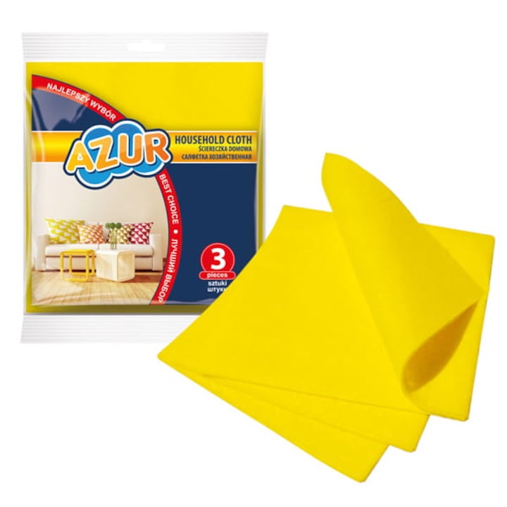 York Panza de uz casnic 30x35cm 3buc Azur