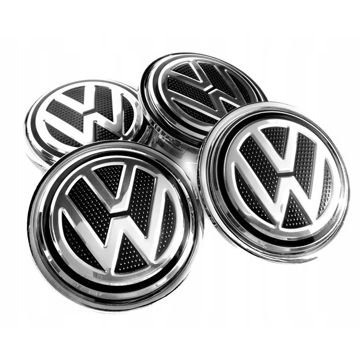 Volkswagen performance, Dísztárcsa Szett, ezüst fekete, 4 db 56-66mm