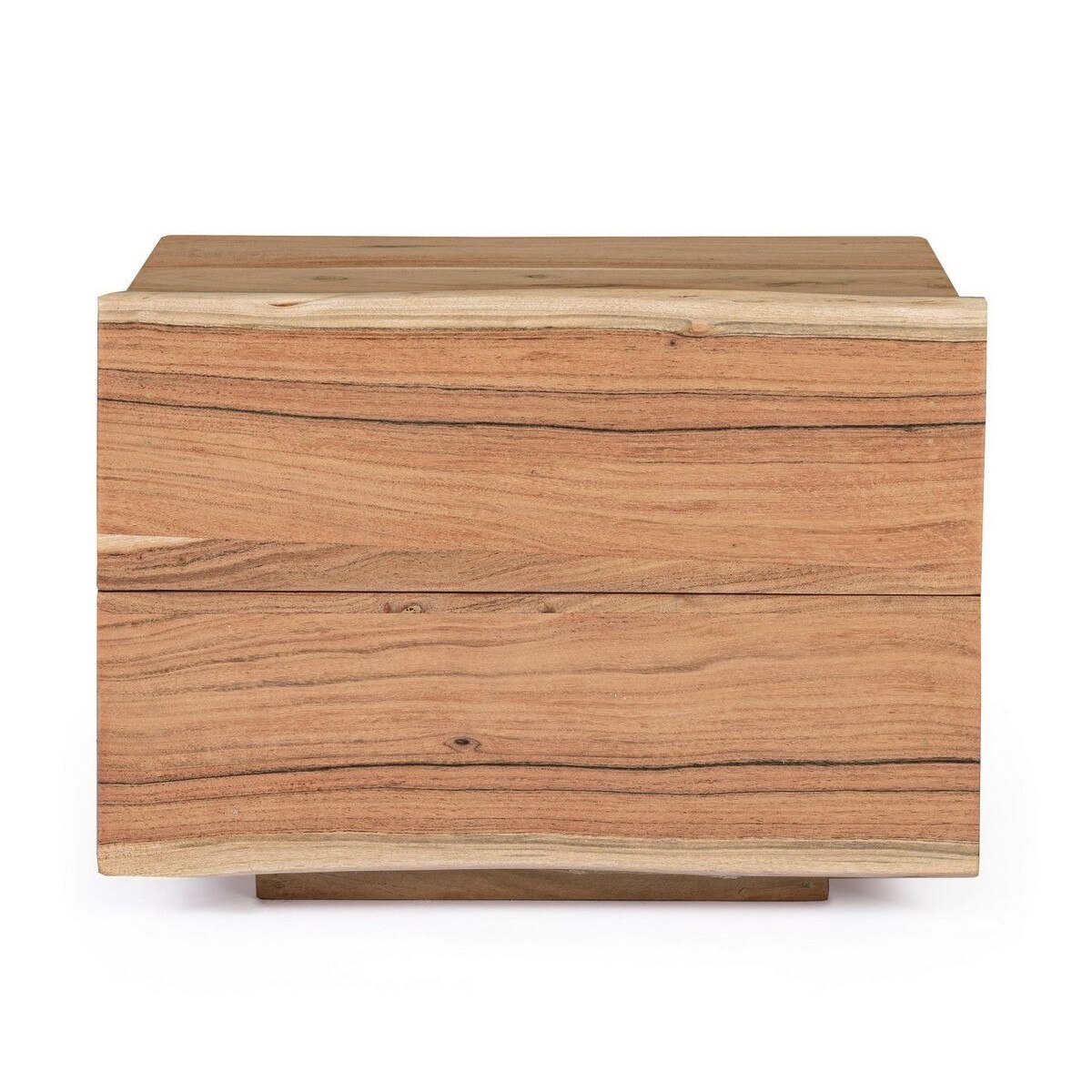 Noptiera 1 sertar din lemn maro Aron 60 cm x 45 cm x 45 h