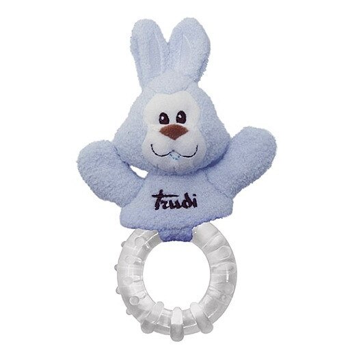Jucarie pentru dentitie Bite Bunny, 18cm, Albastru