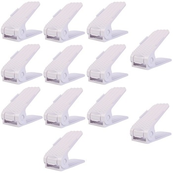 Set 12x Organizator suport pantofi, Reglabili, de 2 ori mai grosi si mai rezistenti, Alb, suport incaltaminte Zenai Set 12x Organizator suport pantofi, Reglabili, de 2 ori mai grosi si mai rezistenti, Alb, suport incaltaminte Zenai