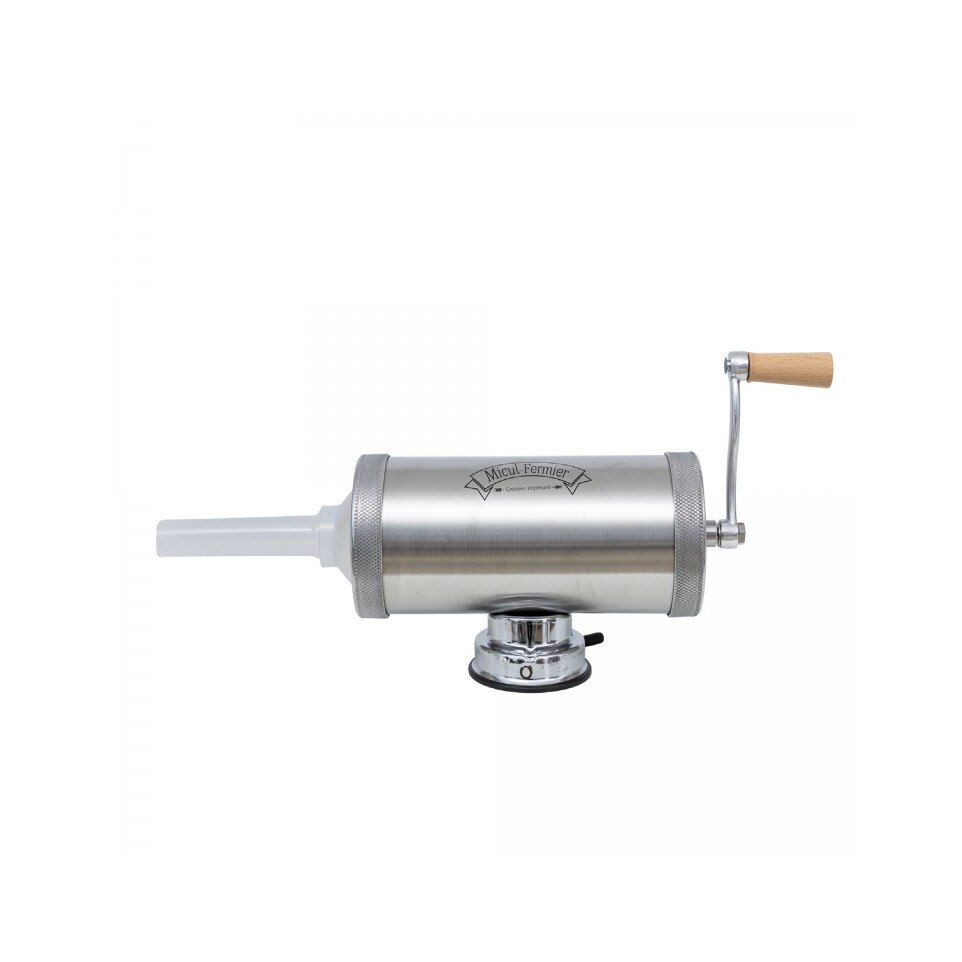 Masina de Carnati Micul Fermier 1.5 Kg din Aluminiu cu Ventuza