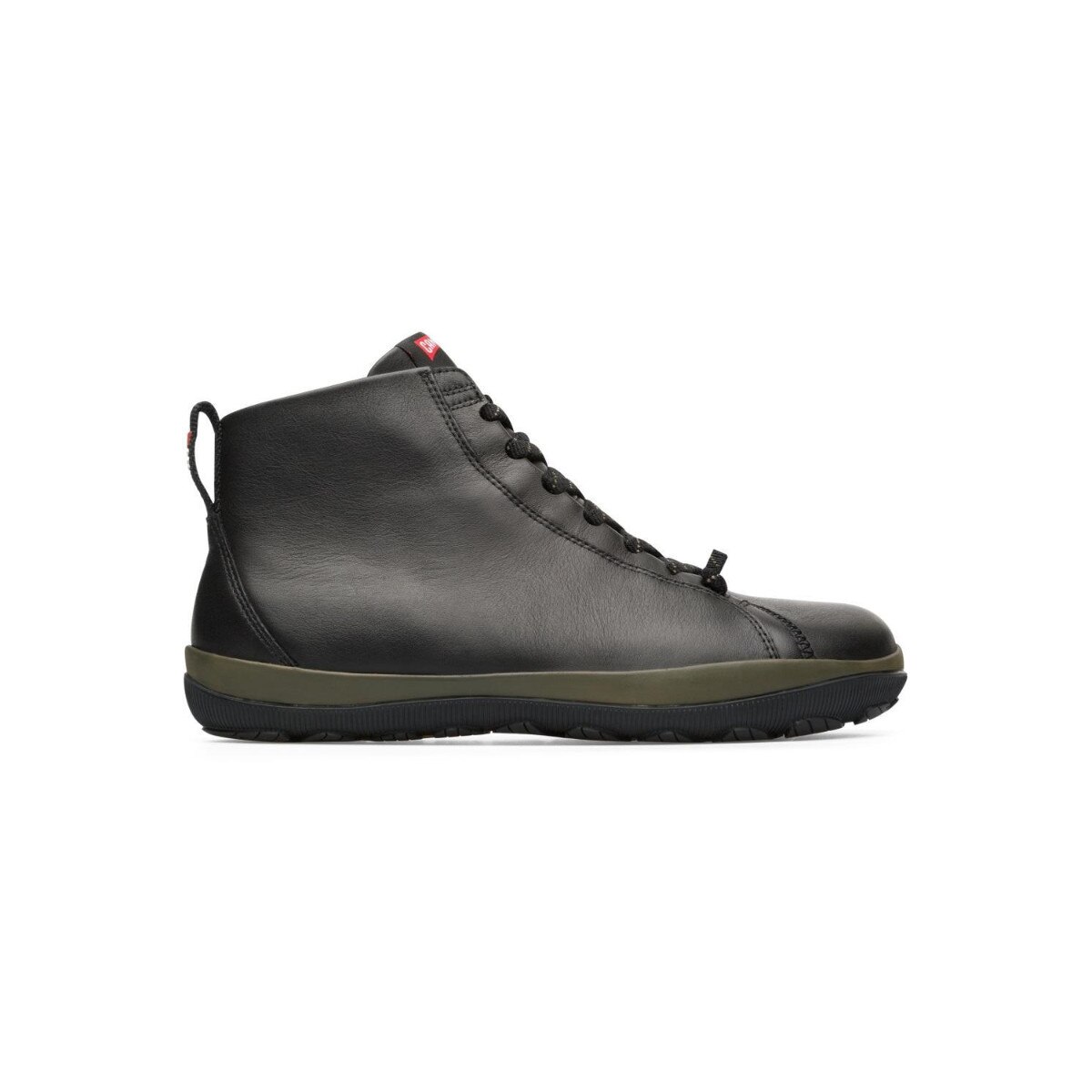 Ghete sport barbati, Camper, Peug, Piele naturala, Negru, 42 EU