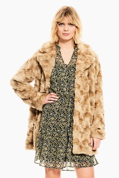 Garcia, Haina de blana sintetica regular fit, Maro nisip Garcia, Haina de blana sintetica regular fit, Maro nisip