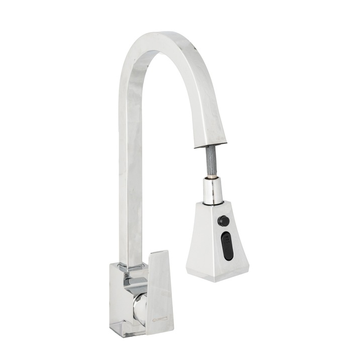 TRENDY'S Konyhai Csaptelep, kihúzható, fényes króm